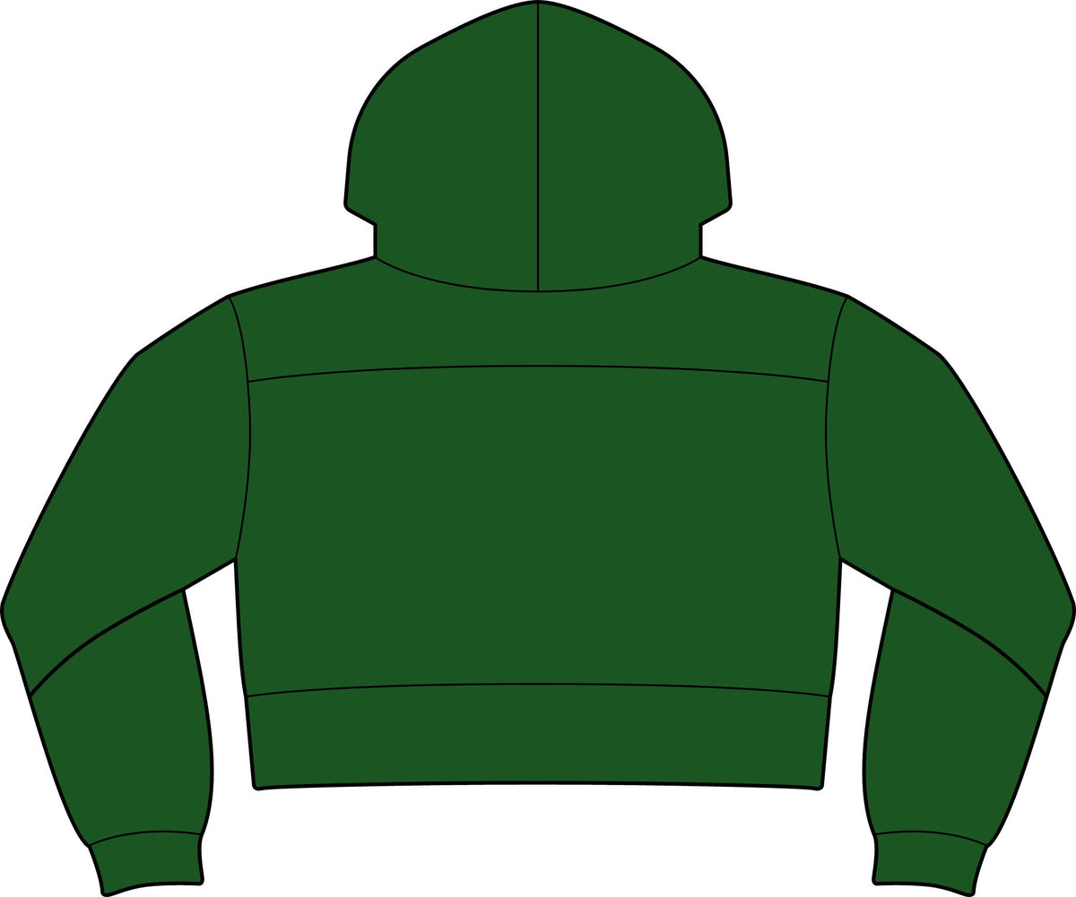Women's Cropped Fleece Hooded Sweatshirt