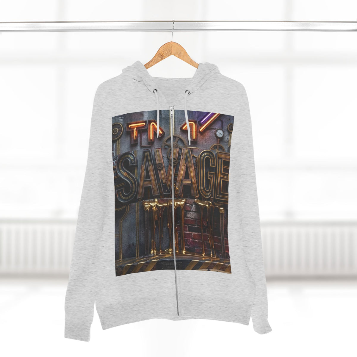 Unisex "Savage graphic" Zip Hoodie