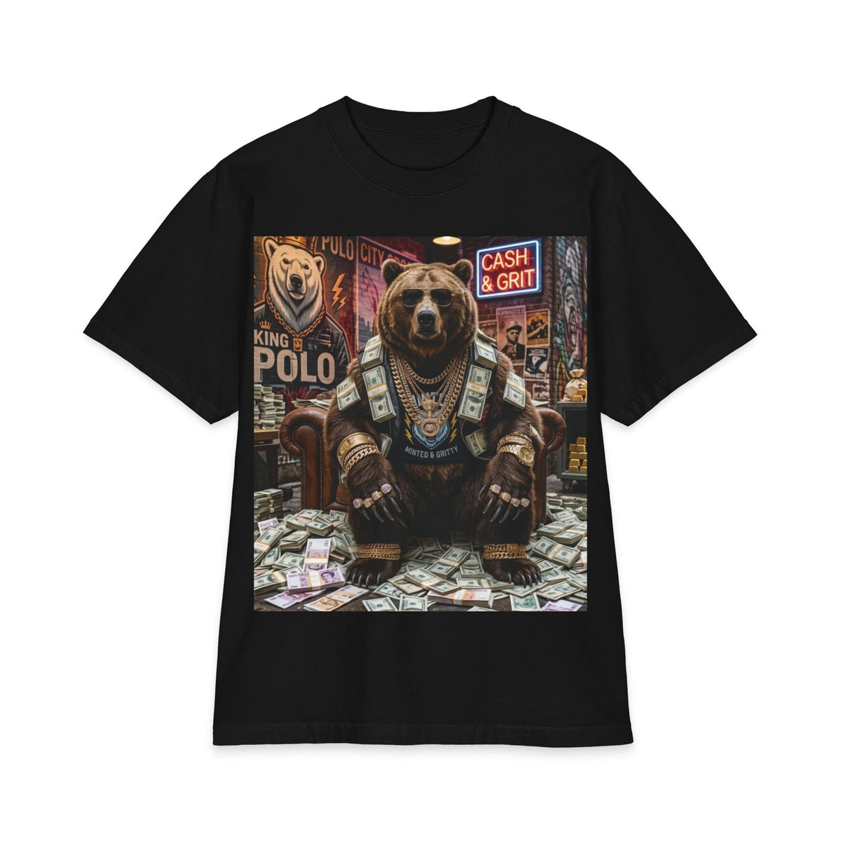 Unisex Max "Rich Bear" Heavyweight Short Sleeve