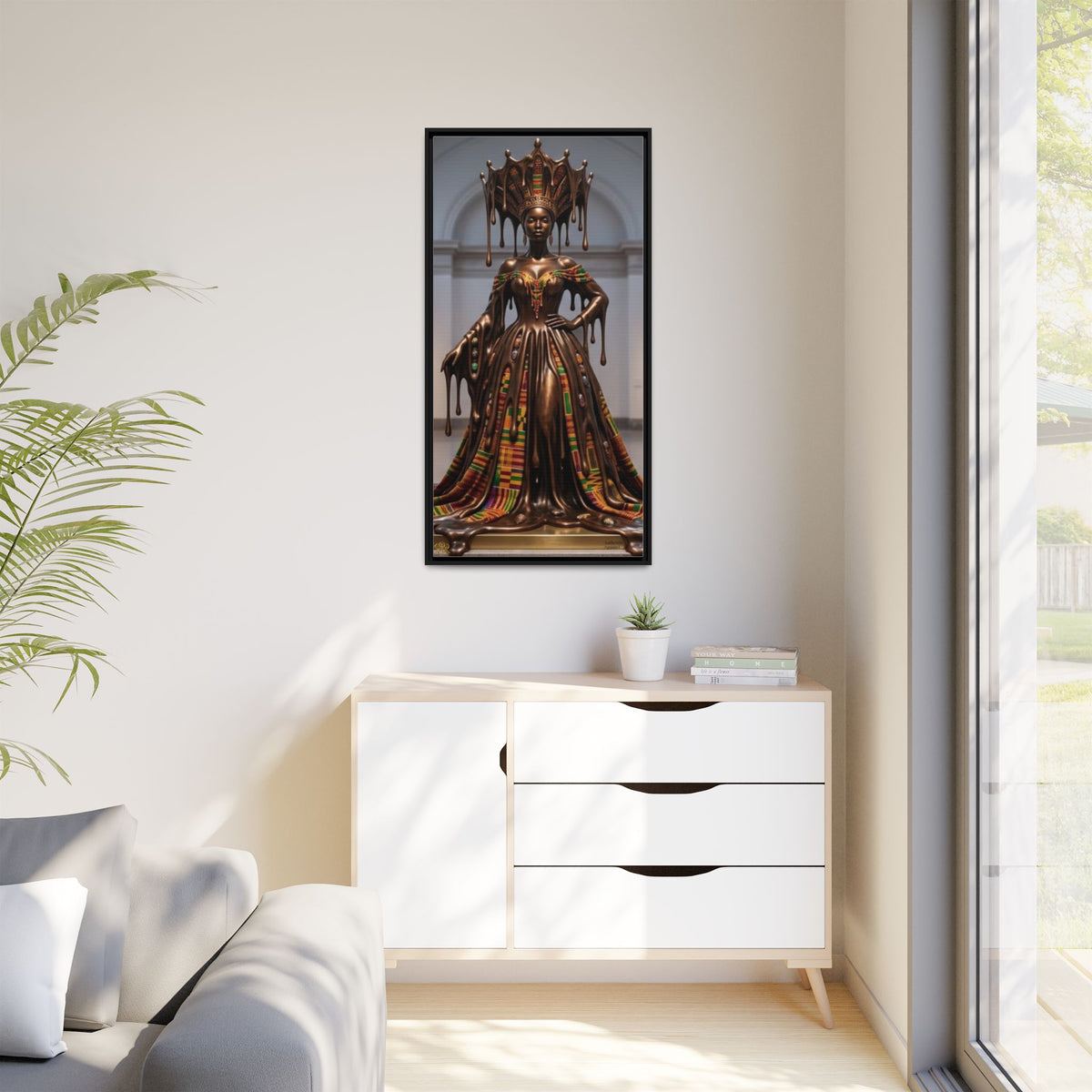 Matte Canvas, Framed (Multi-color)