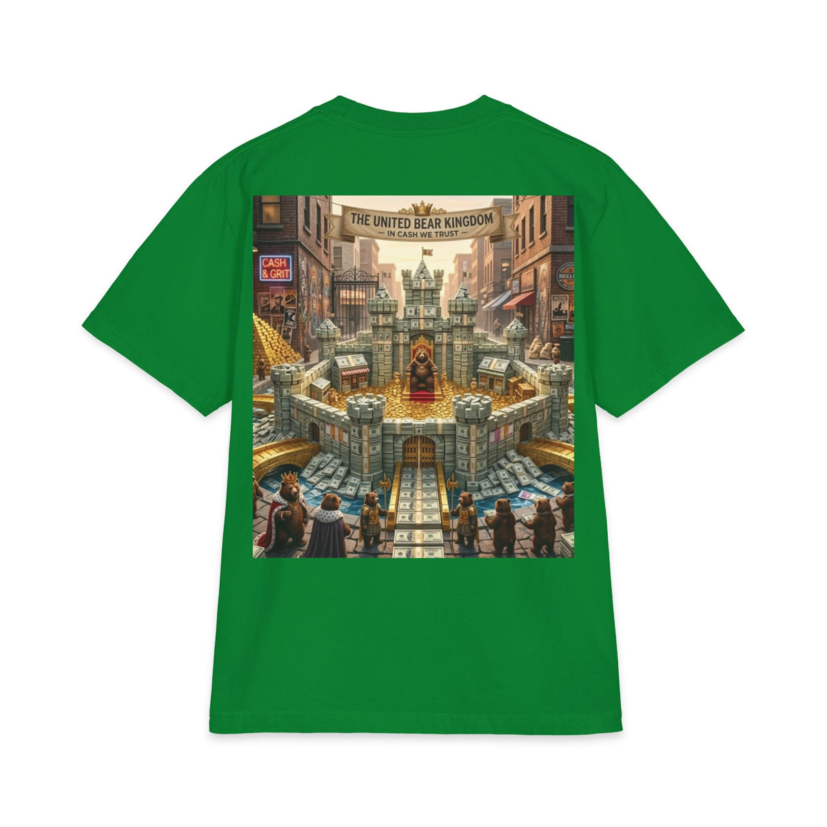 Unisex Max "Rich Bear" Heavyweight Short Sleeve