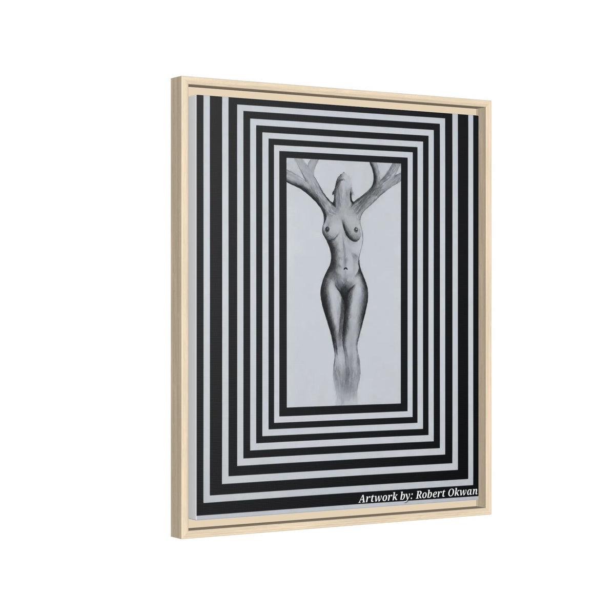 Matte Canvas, Framed (Multi-color)