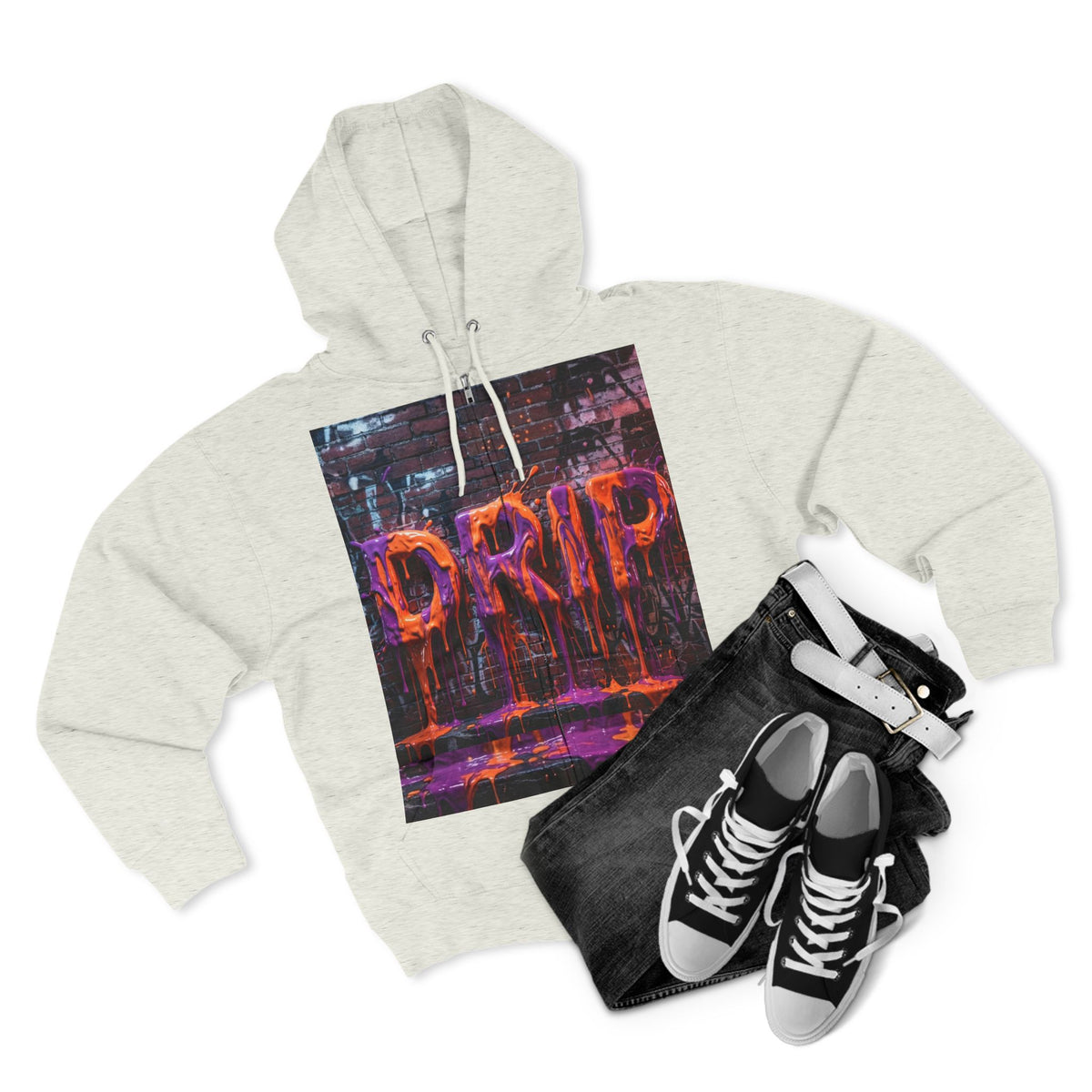 Unisex "DRIP" Graphic Zip Hoodie