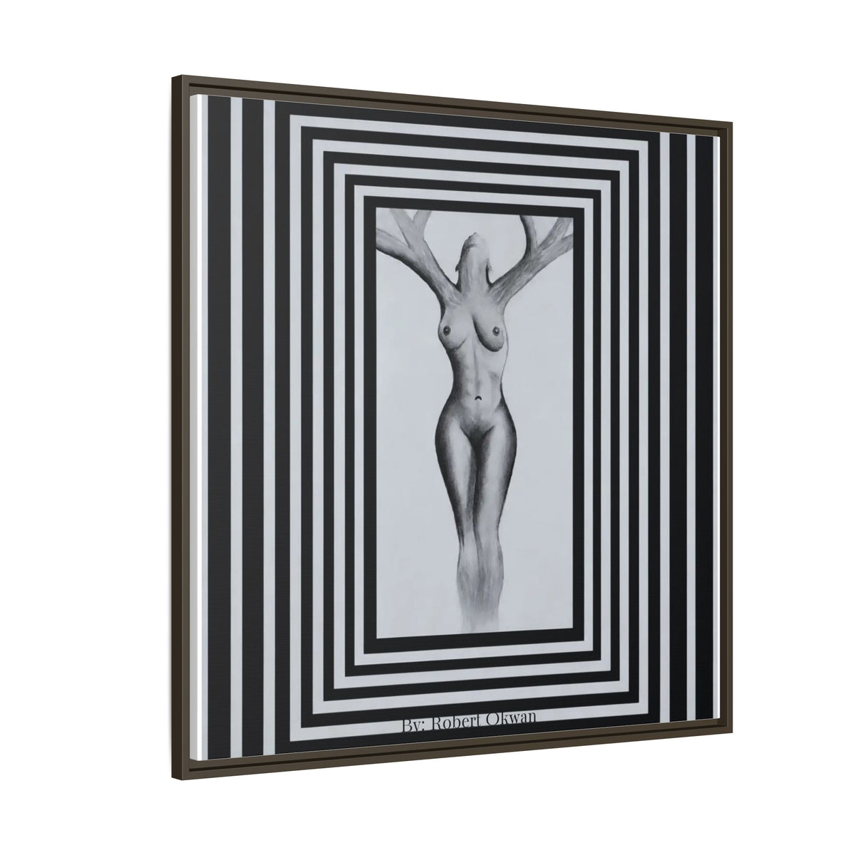 Matte Canvas, Framed (Multi-color)