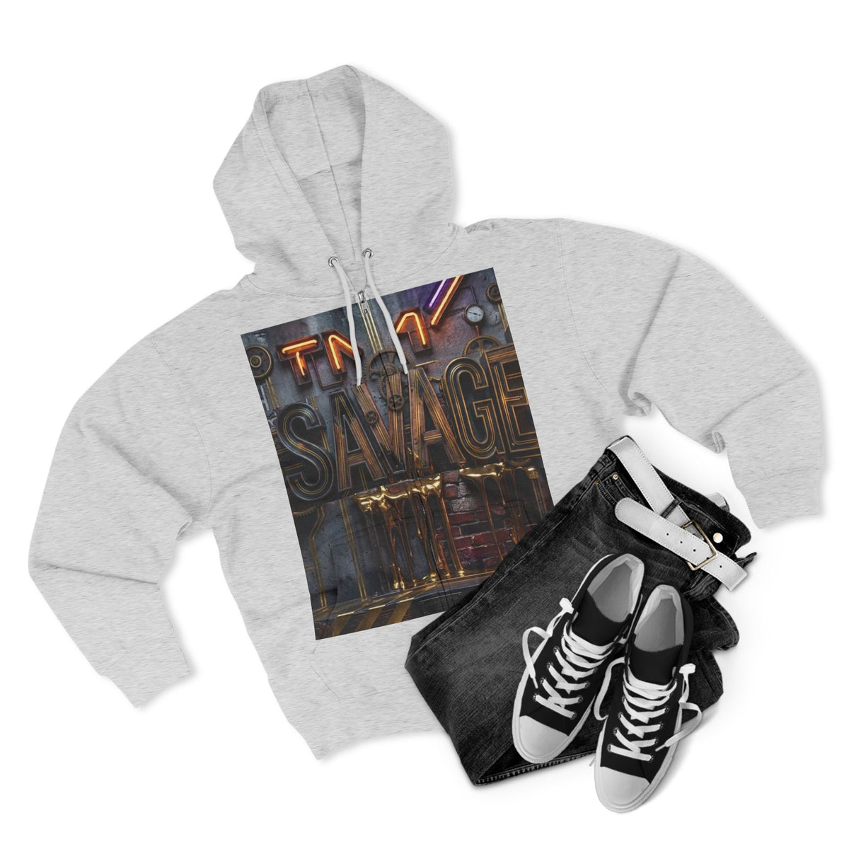 Unisex "Savage graphic" Zip Hoodie