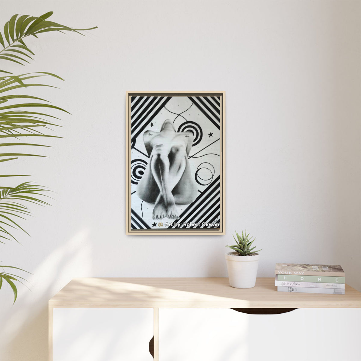 Matte Canvas, Framed (Multi-color)