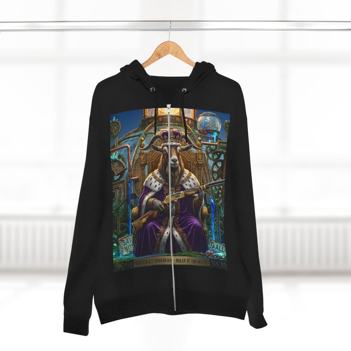 Unisex "GOAT Graphics" Zip Hoodie