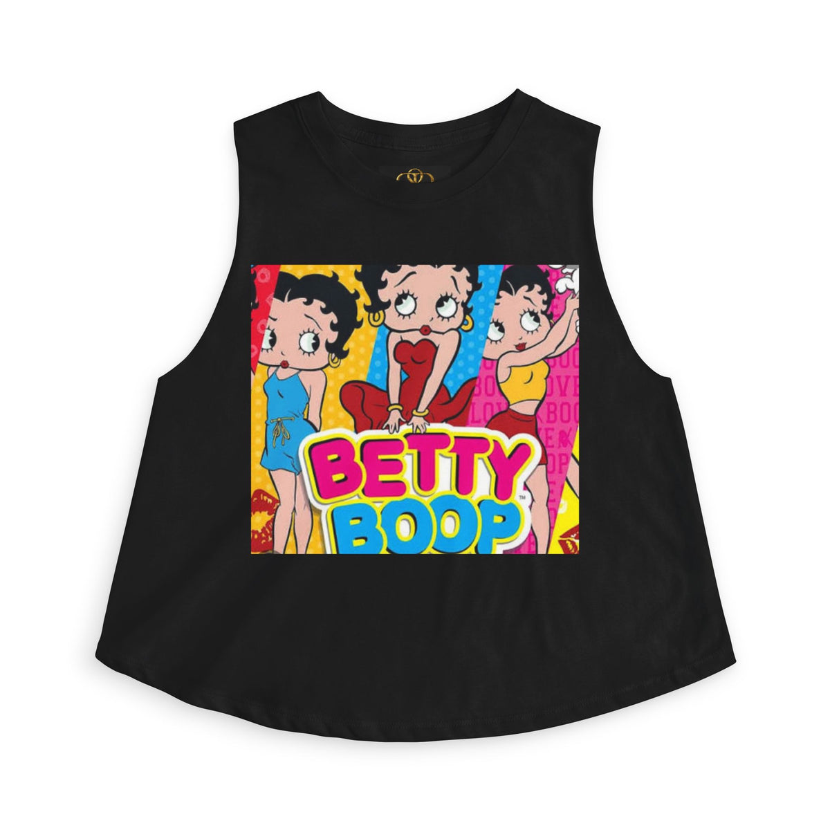 Betty Boop Retro Pop Crop Top — Vintage Cartoon Graphic Tank