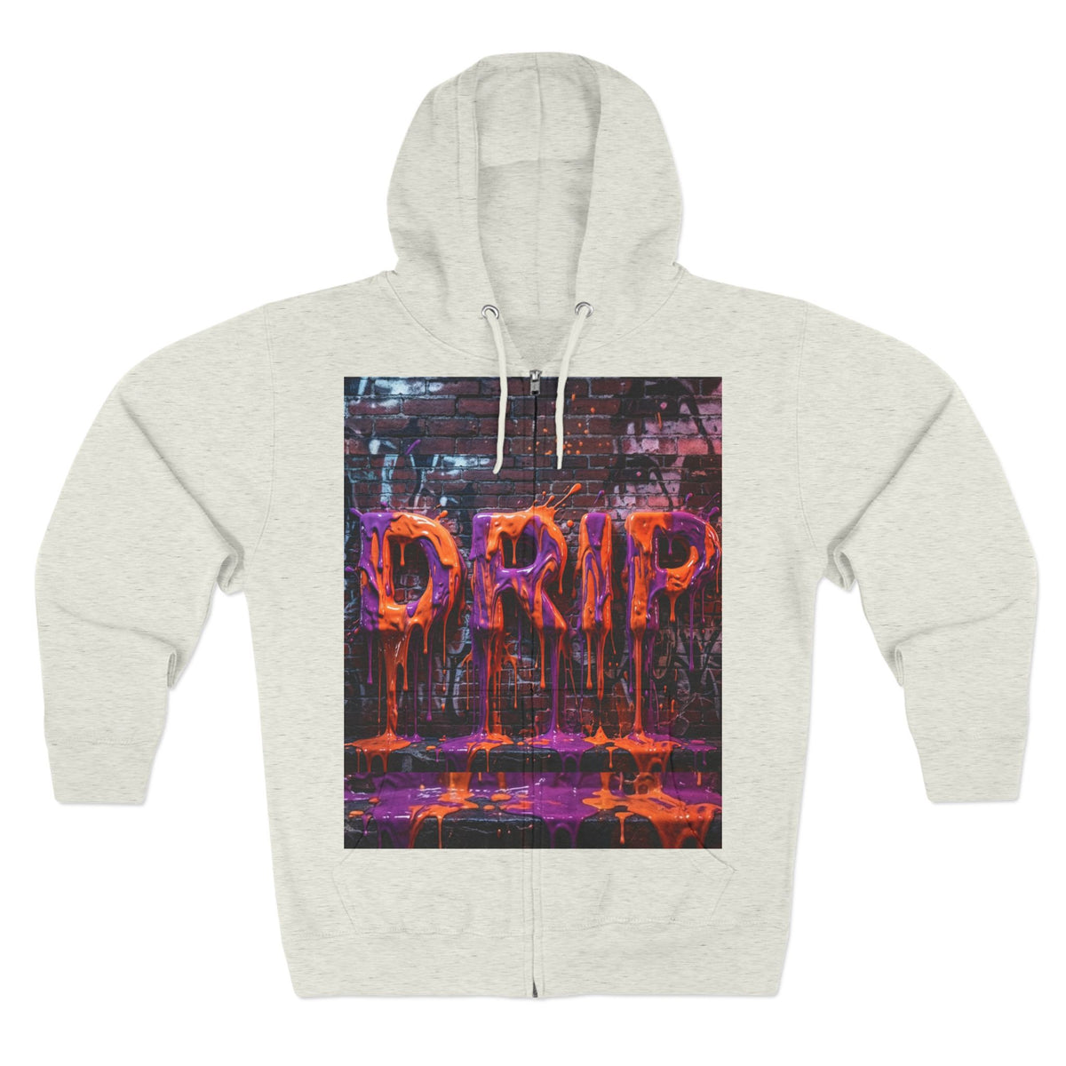 Unisex "DRIP" Graphic Zip Hoodie