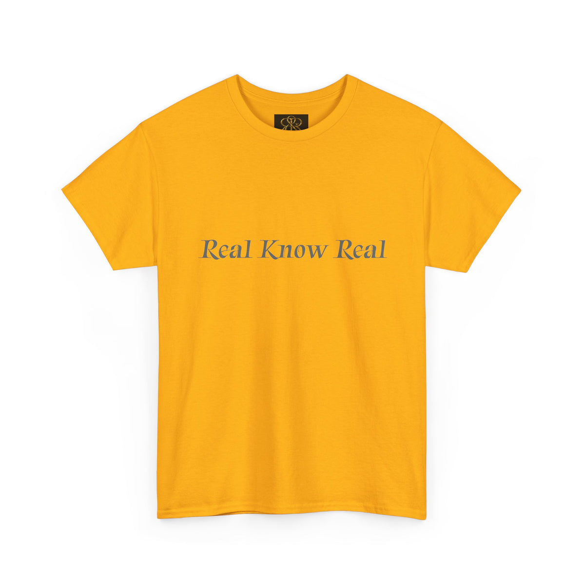 Unisex Heavy"RealKnowReal" Cotton Tee