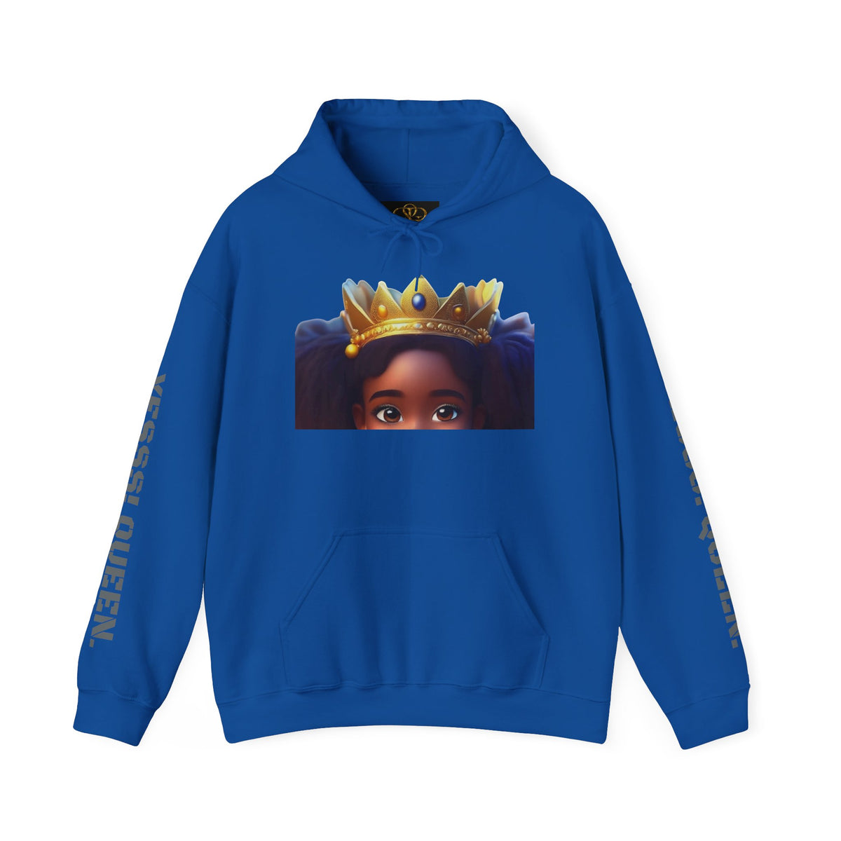 Crowned Girl Hoodie - Black Girl Magic Royalty Sweatshirt
