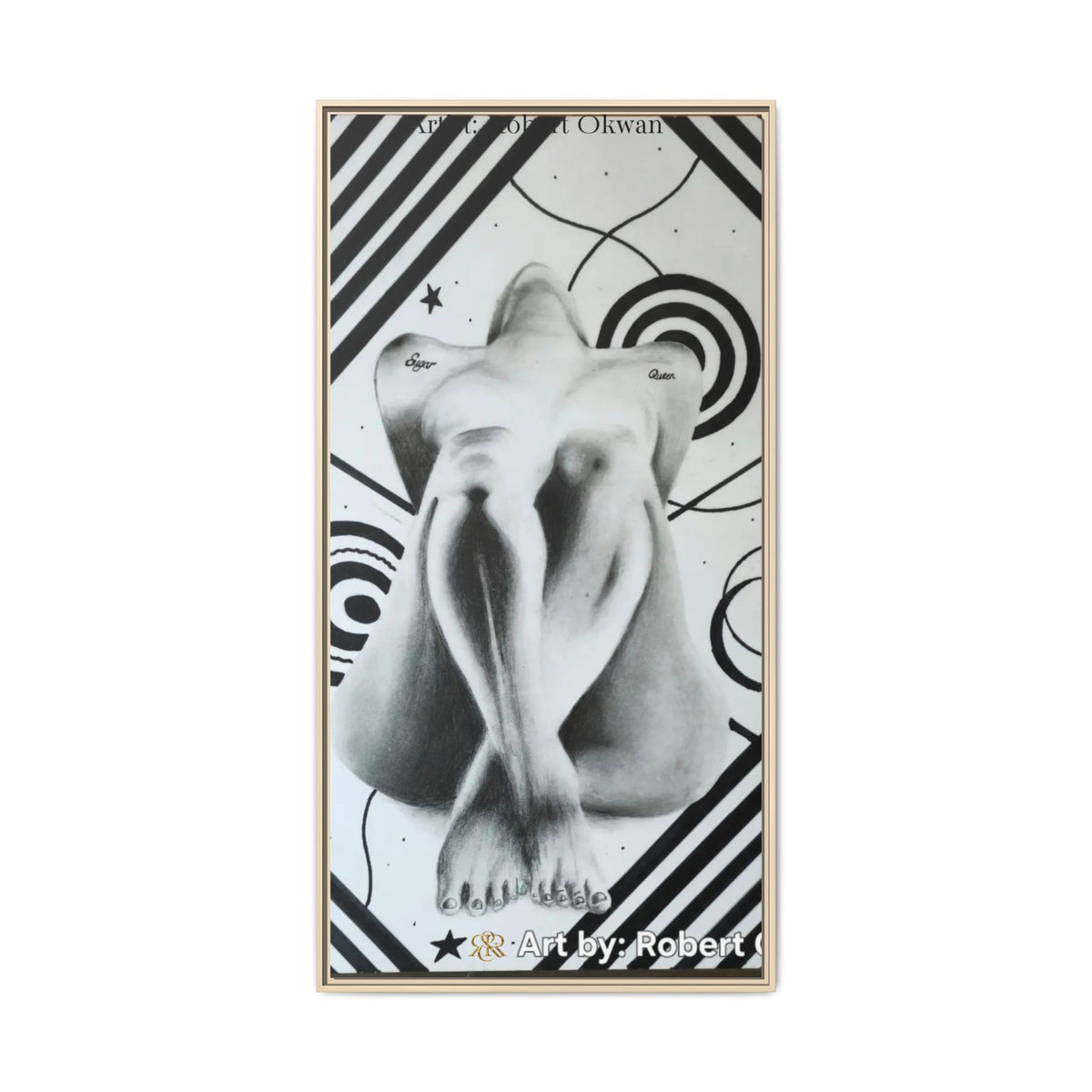 Matte Canvas, Framed (Multi-color)
