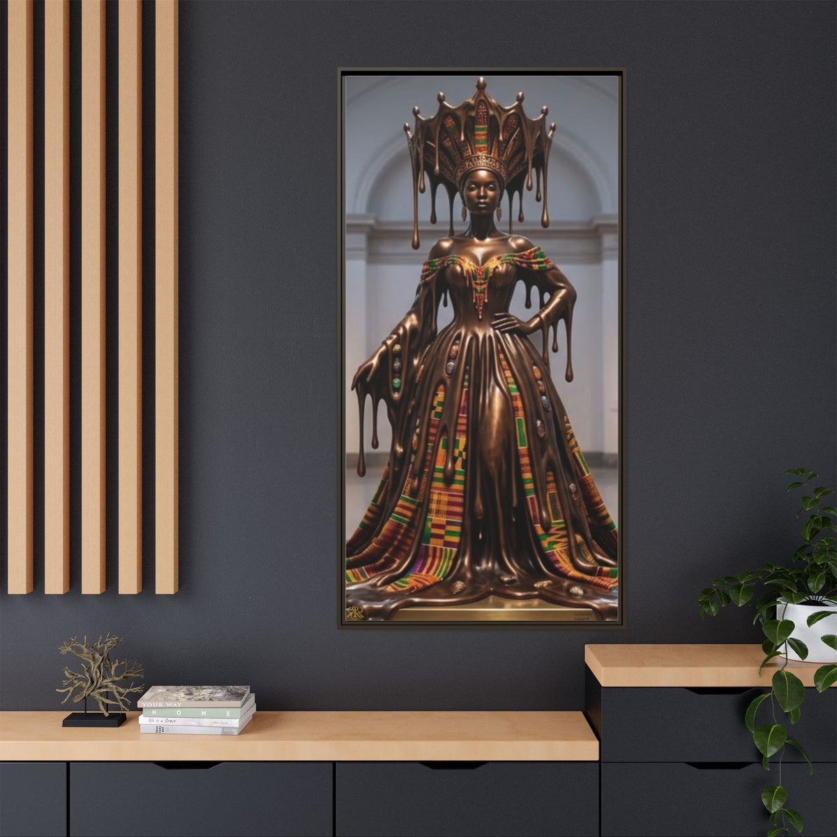 Matte Canvas, Framed (Multi-color)
