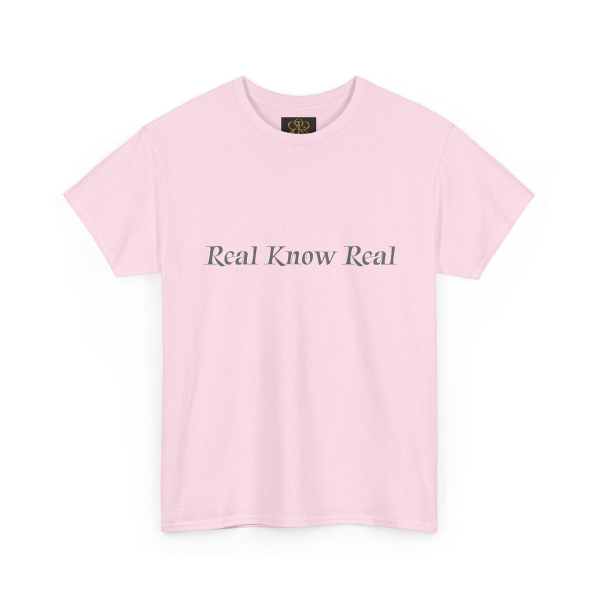 Unisex Heavy"RealKnowReal" Cotton Tee