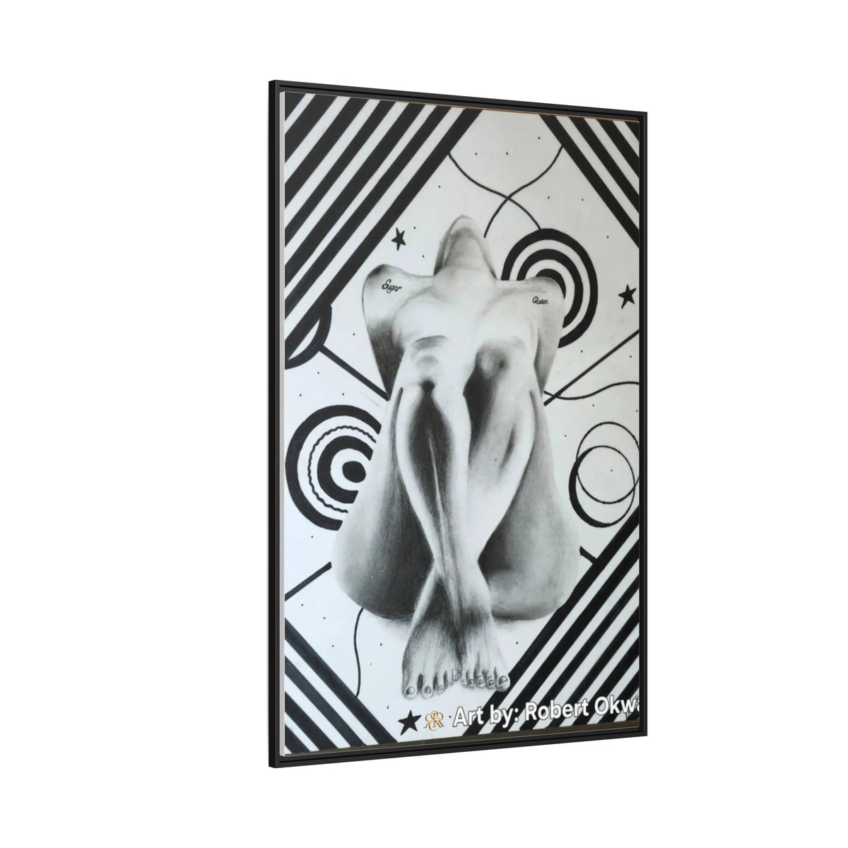 Matte Canvas, Framed (Multi-color)