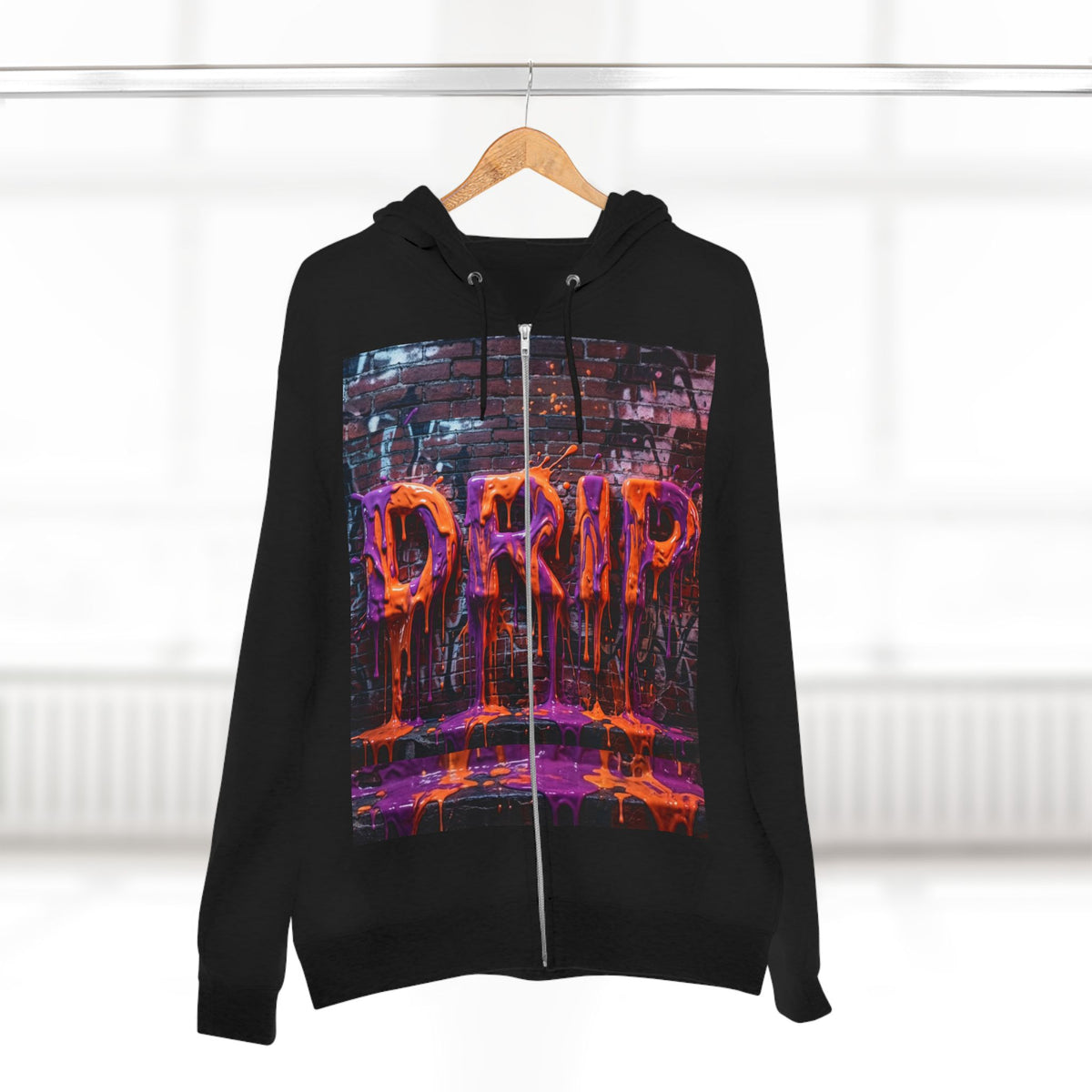 Unisex "DRIP" Graphic Zip Hoodie