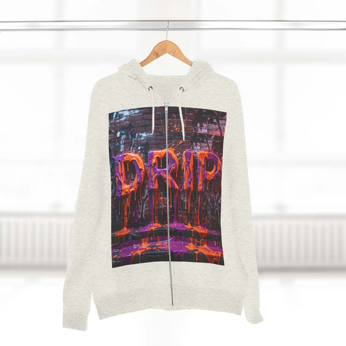 Unisex "DRIP" Graphic Zip Hoodie