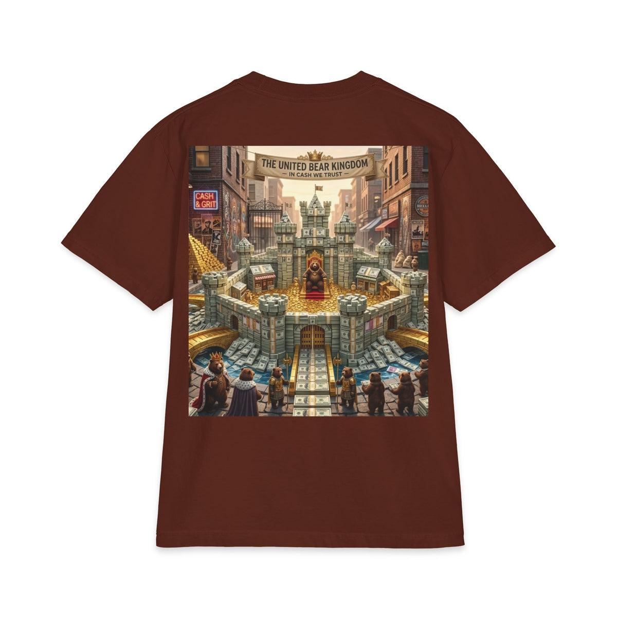 Unisex Max "Rich Bear" Heavyweight Short Sleeve