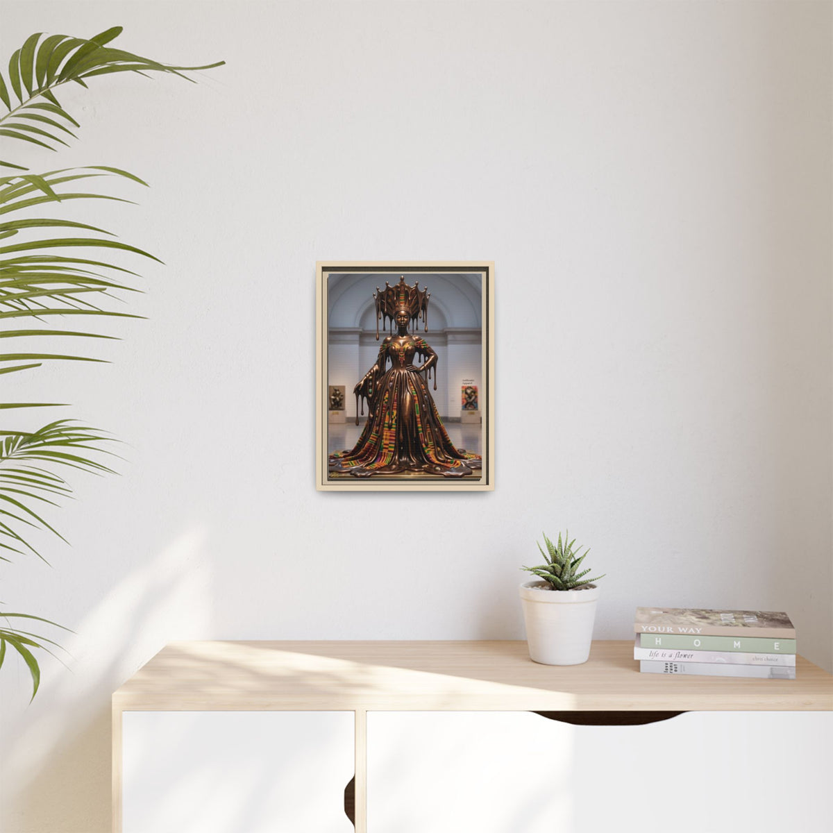Matte Canvas, Framed (Multi-color)