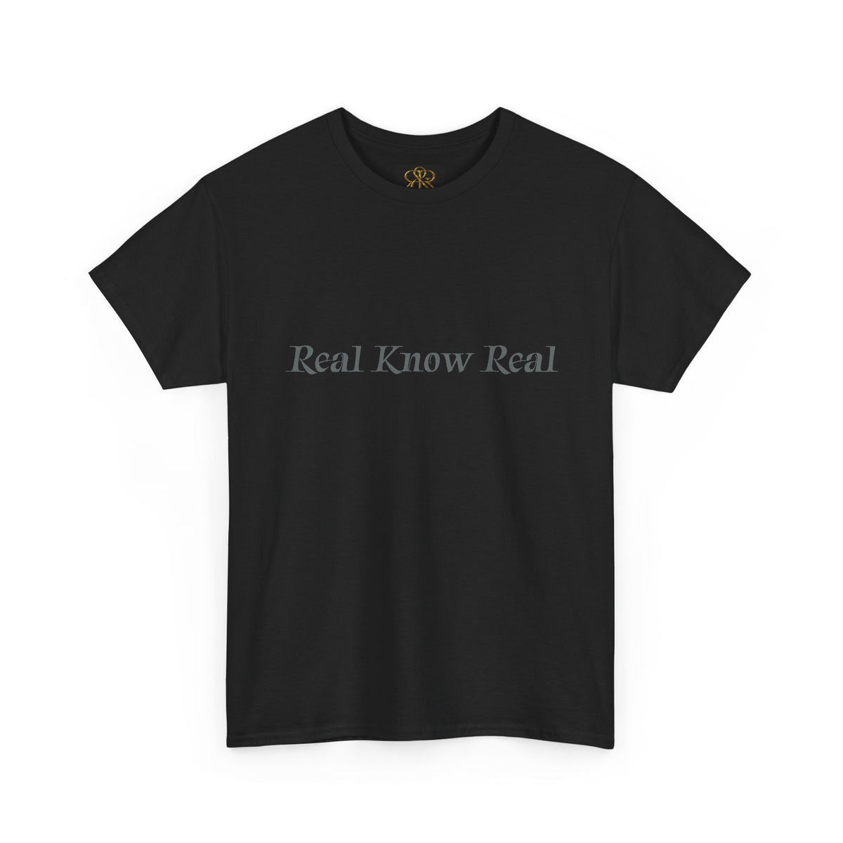 Unisex Heavy"RealKnowReal" Cotton Tee