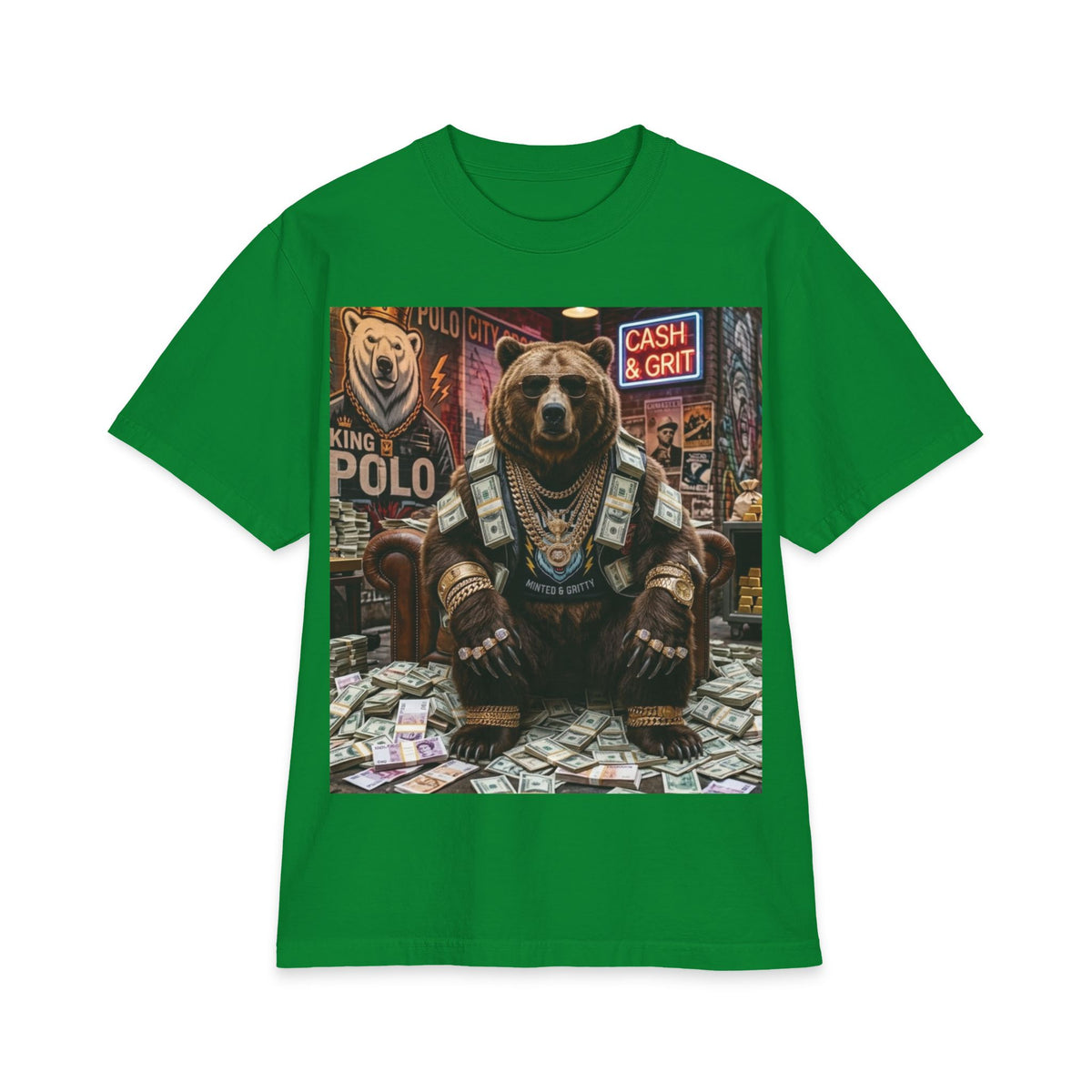 Unisex Max "Rich Bear" Heavyweight Short Sleeve