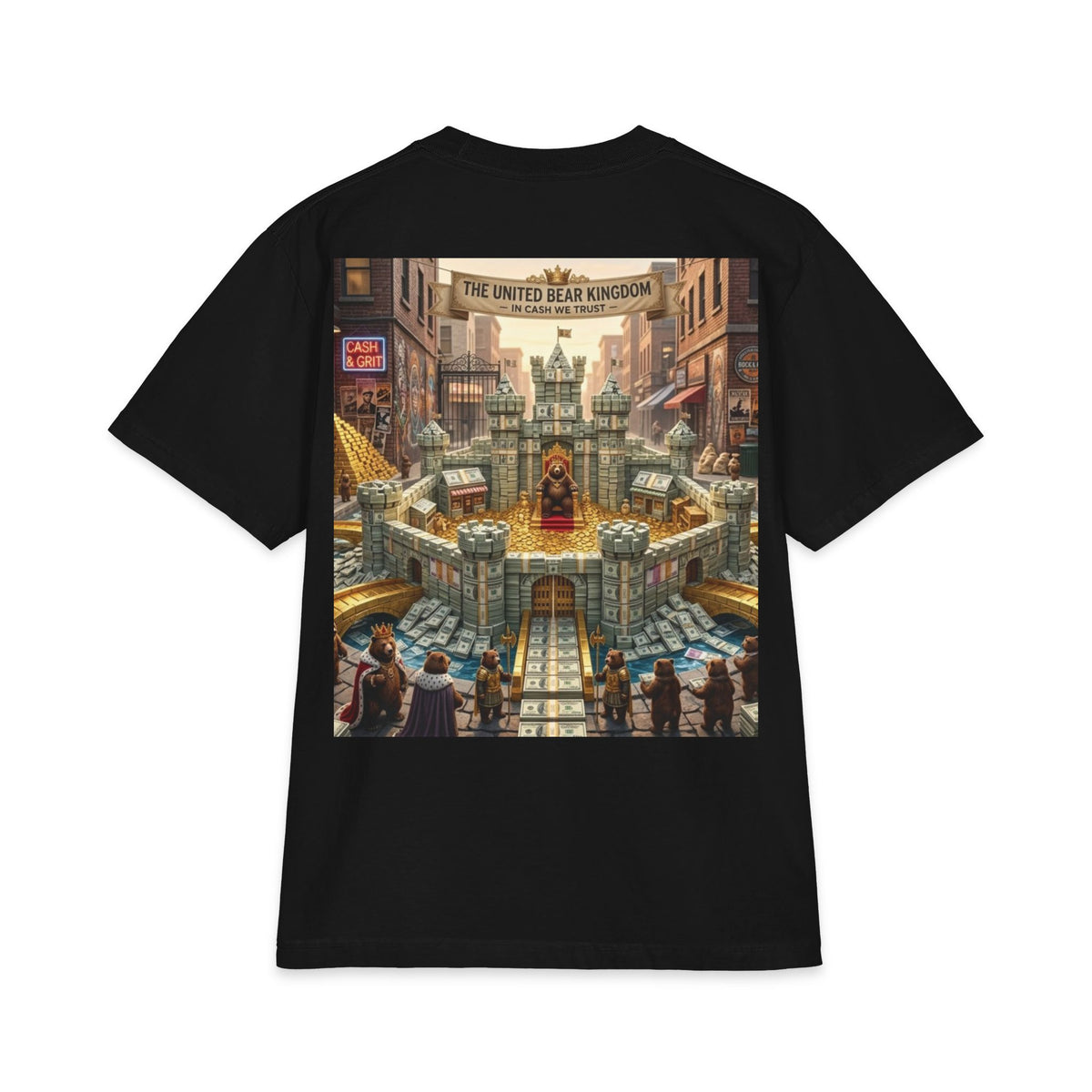 Unisex Max "Rich Bear" Heavyweight Short Sleeve