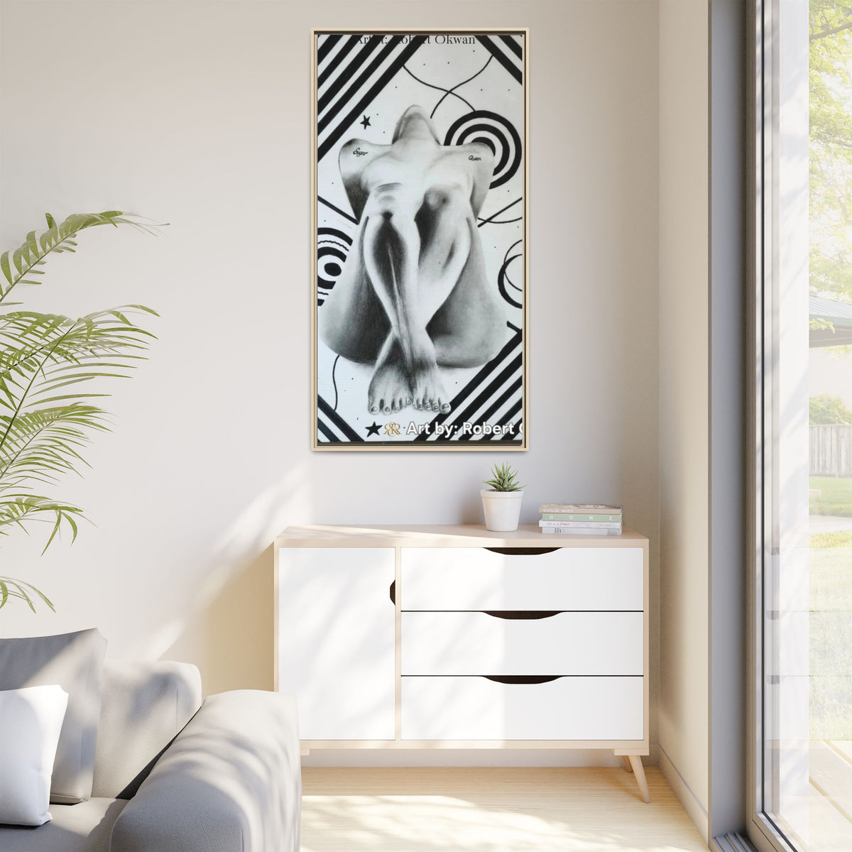 Matte Canvas, Framed (Multi-color)