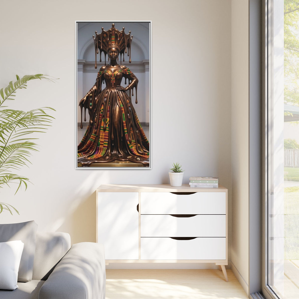 Matte Canvas, Framed (Multi-color)