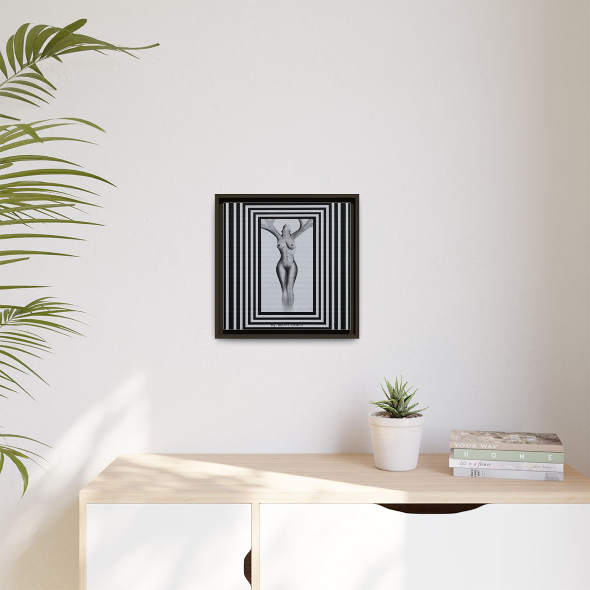 Matte Canvas, Framed (Multi-color)