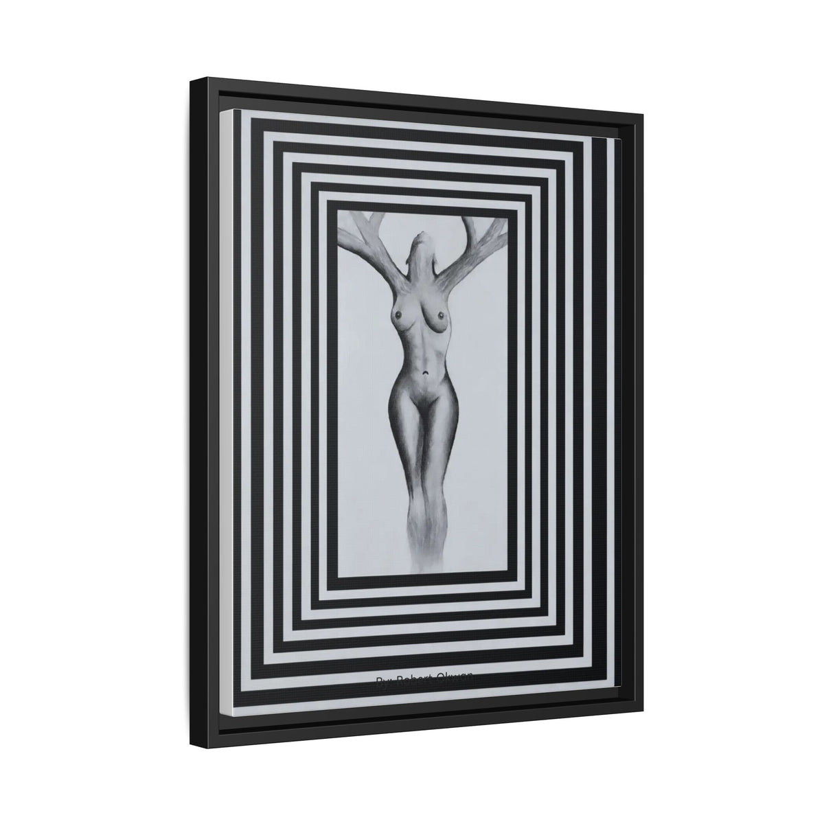 Matte Canvas, Framed (Multi-color)