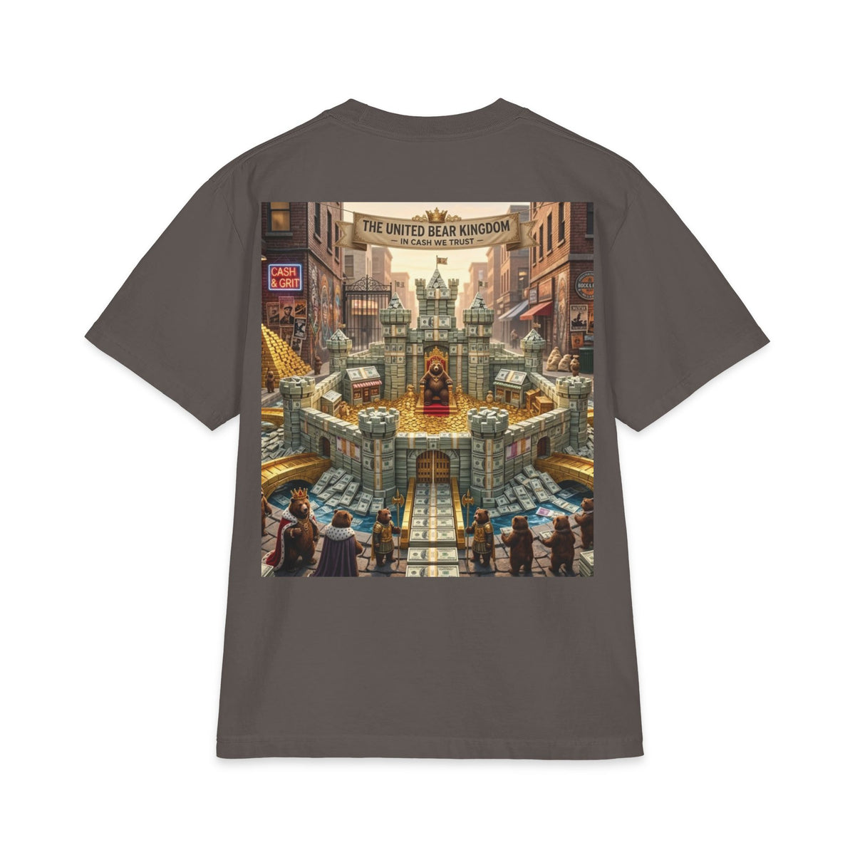 Unisex Max "Rich Bear" Heavyweight Short Sleeve