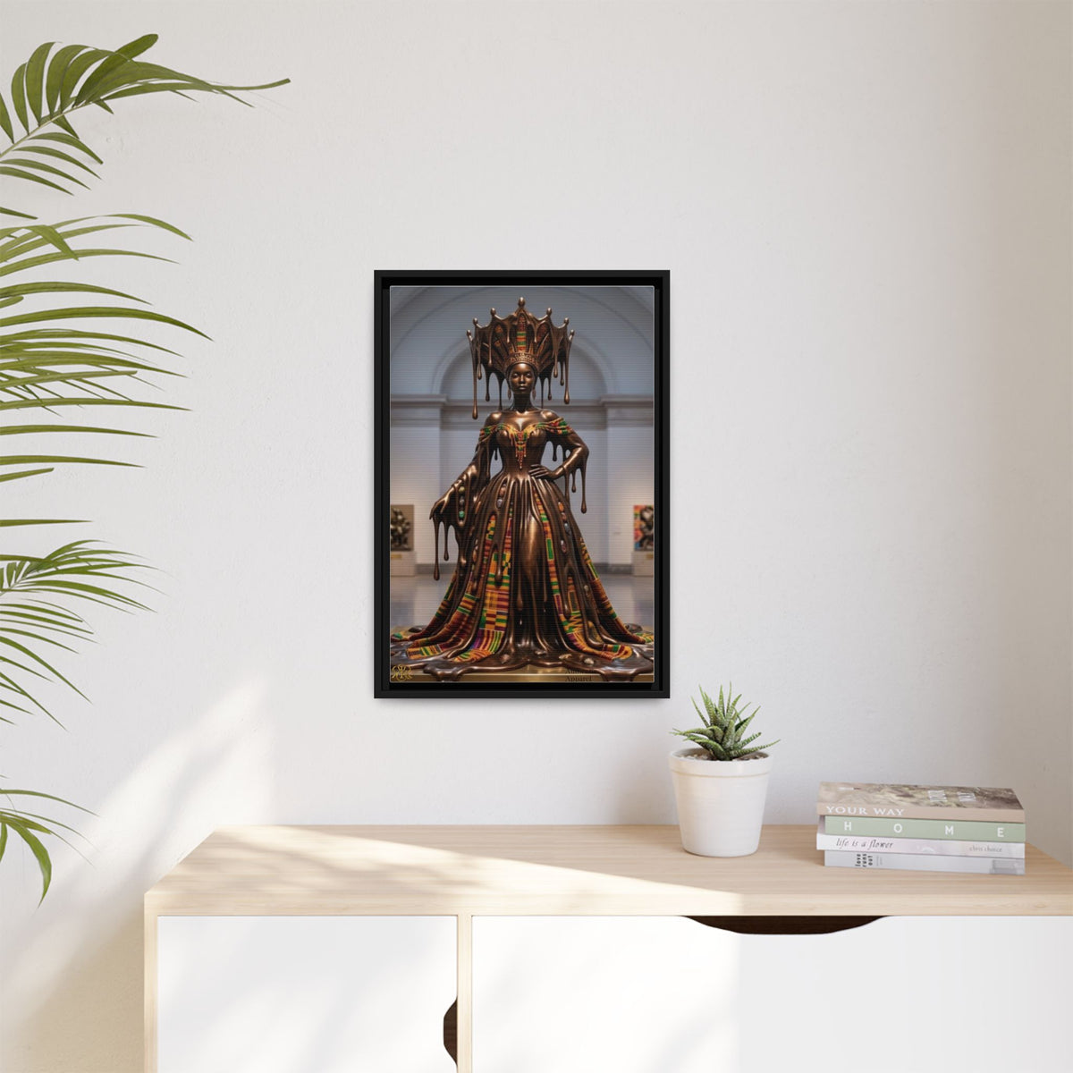 Matte Canvas, Framed (Multi-color)