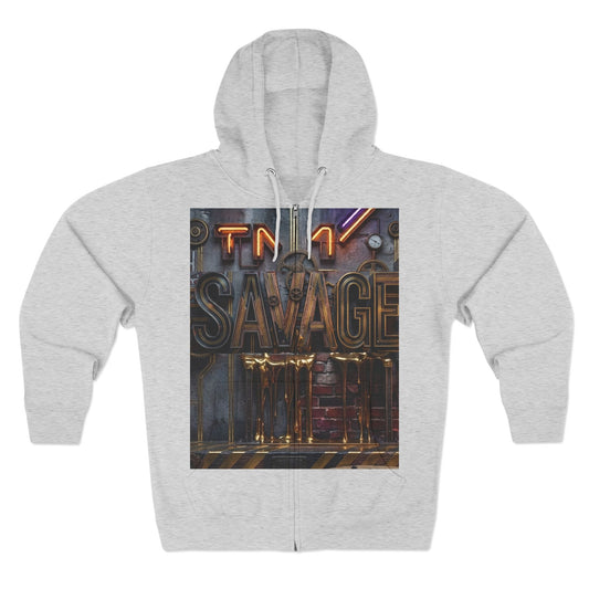 Unisex "Savage graphic" Zip Hoodie