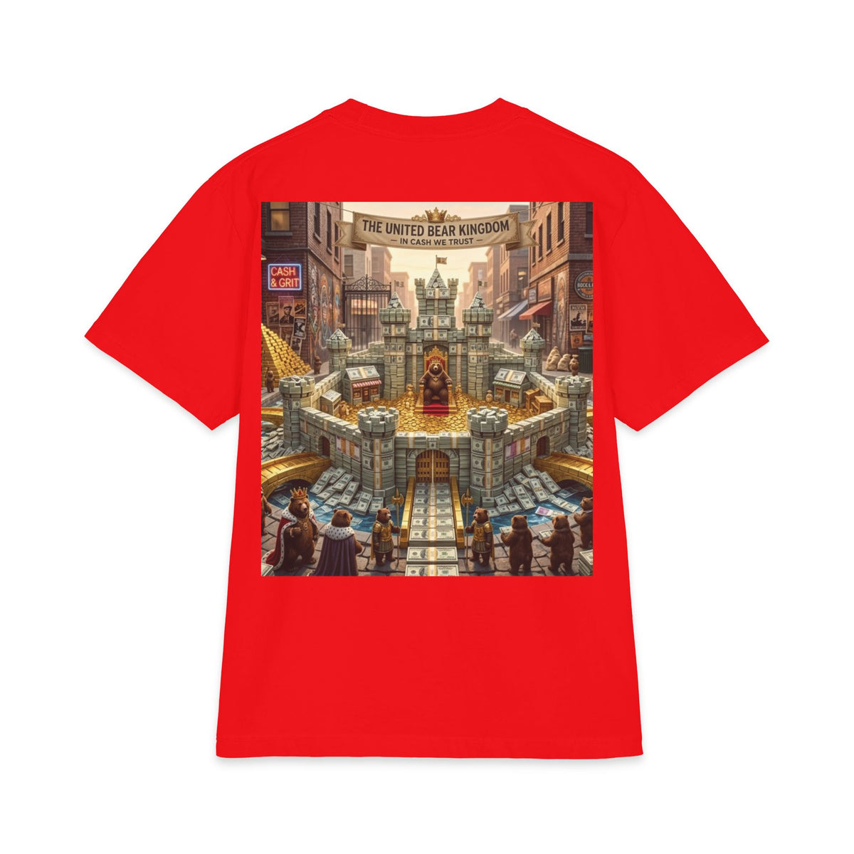 Unisex Max "Rich Bear" Heavyweight Short Sleeve