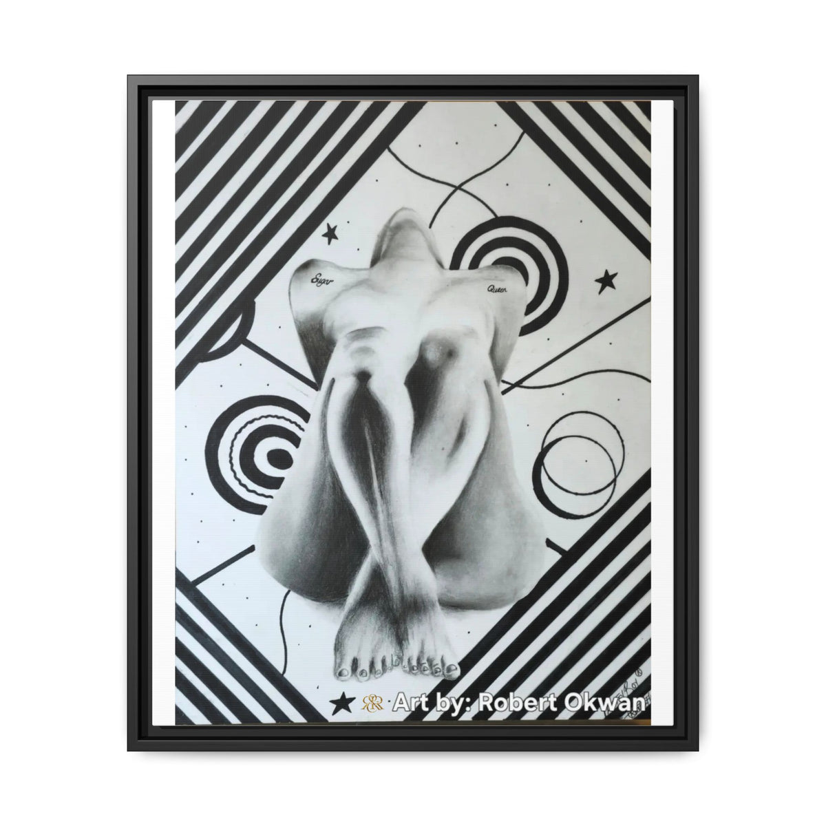 Matte Canvas, Framed (Multi-color)