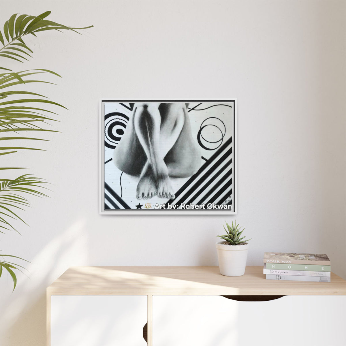 Matte Canvas, Framed (Multi-color)