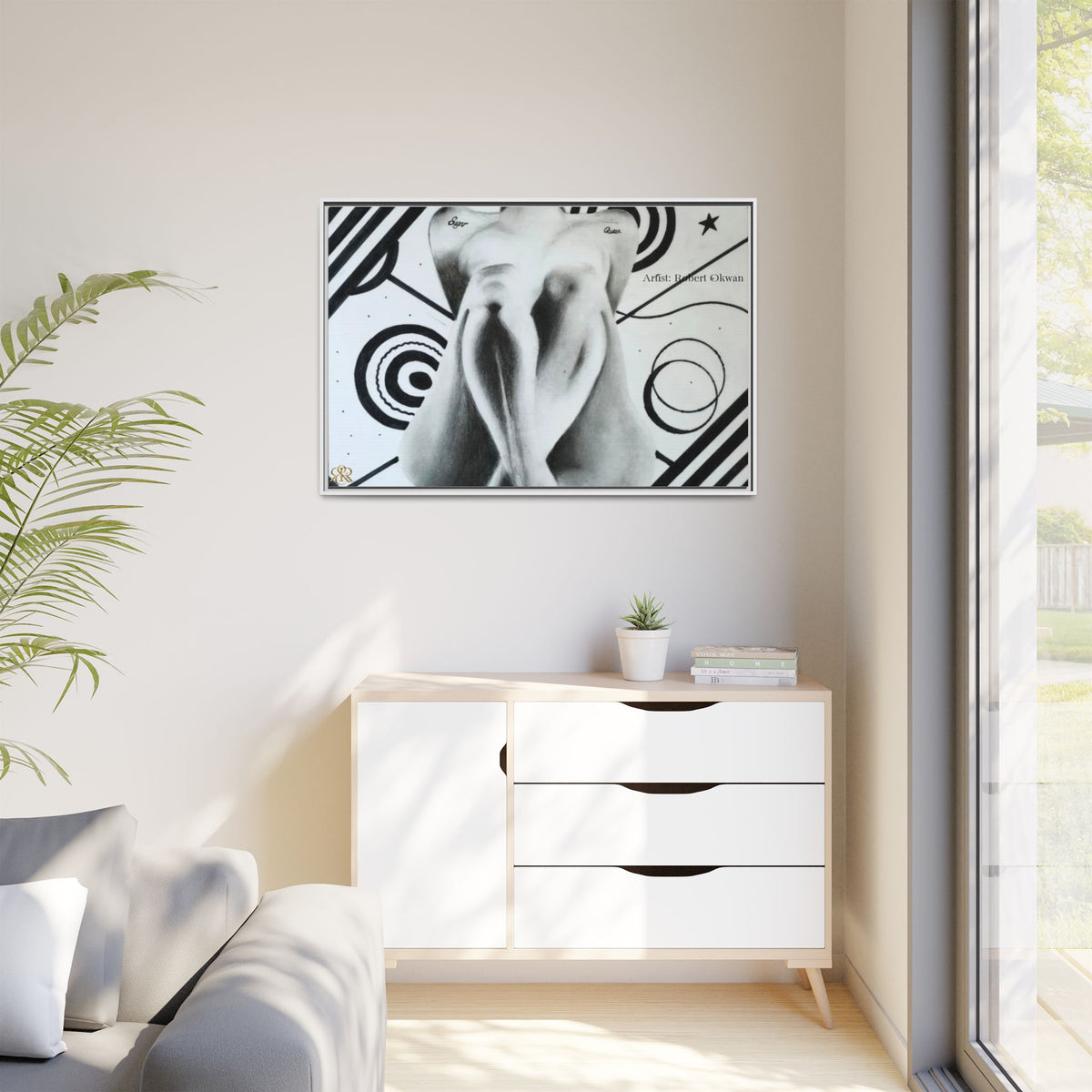Matte Canvas, Framed (Multi-color)