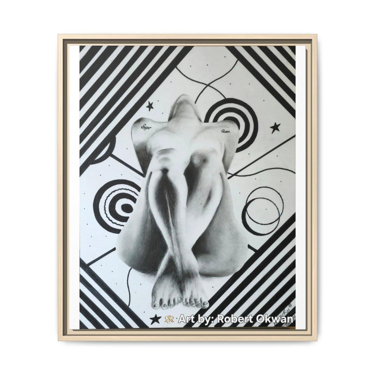 Matte Canvas, Framed (Multi-color)