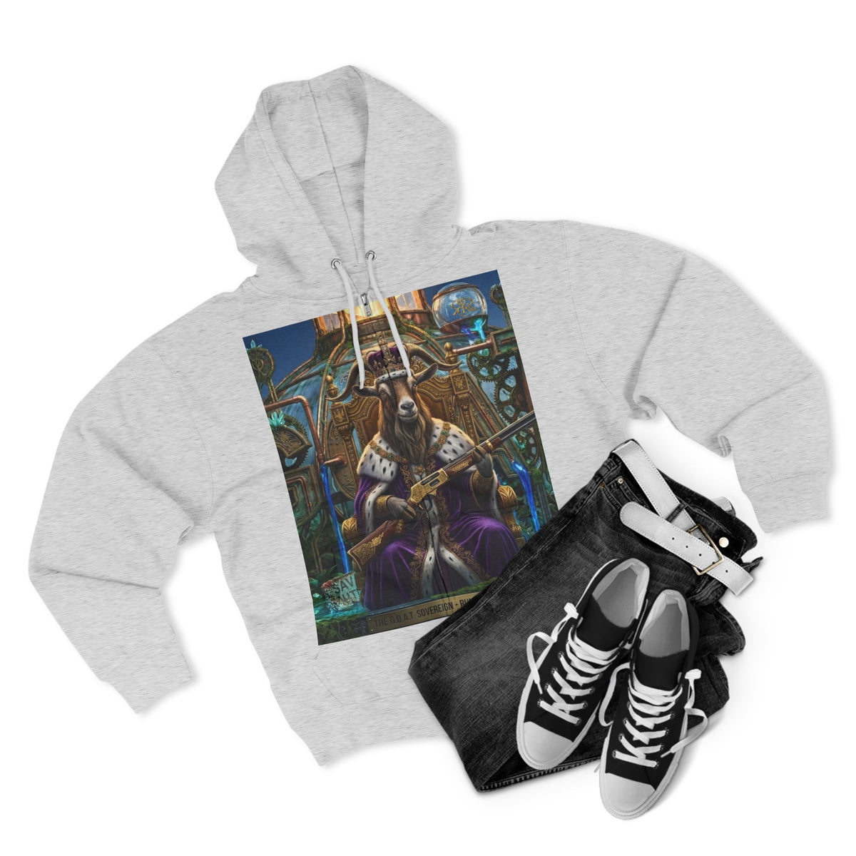 Unisex "GOAT Graphics" Zip Hoodie
