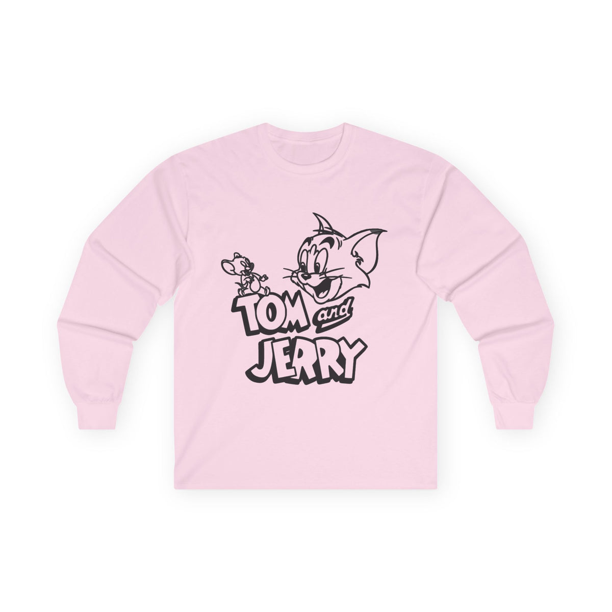 Unisex Ultra Cotton "Tom and Jerry" Long Sleeve Tee