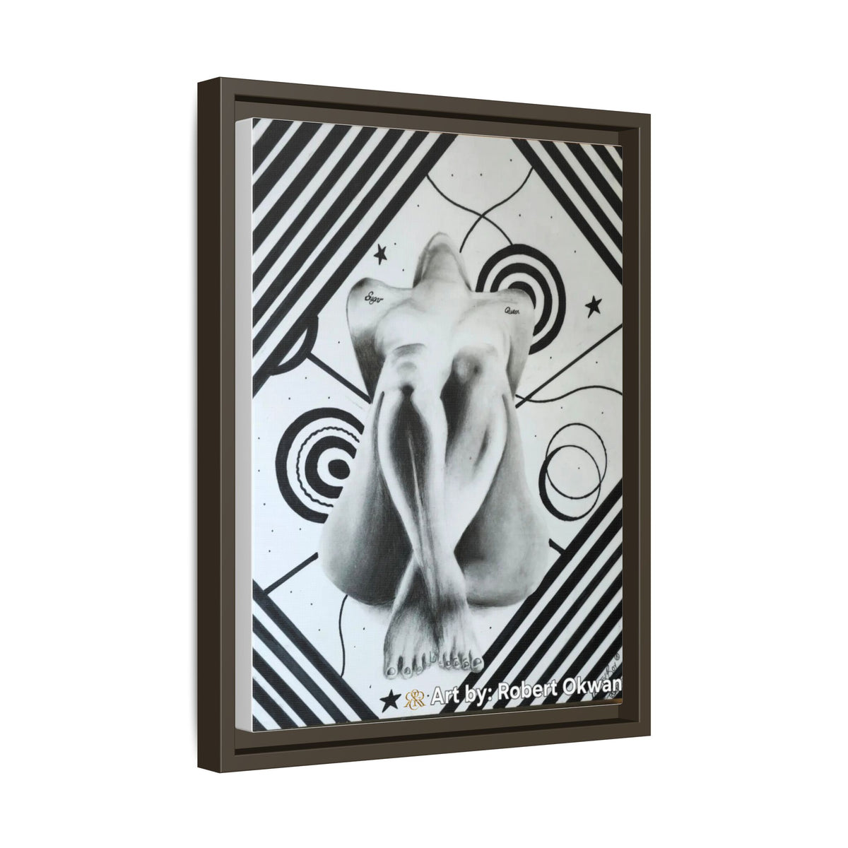 Matte Canvas, Framed (Multi-color)