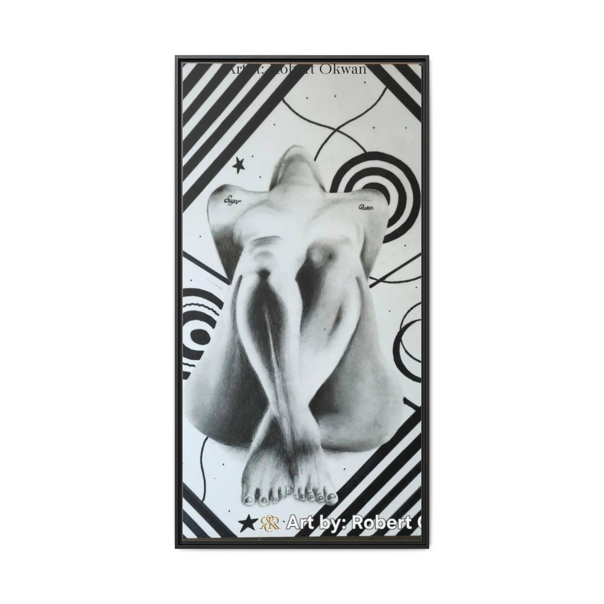 Matte Canvas, Framed (Multi-color)