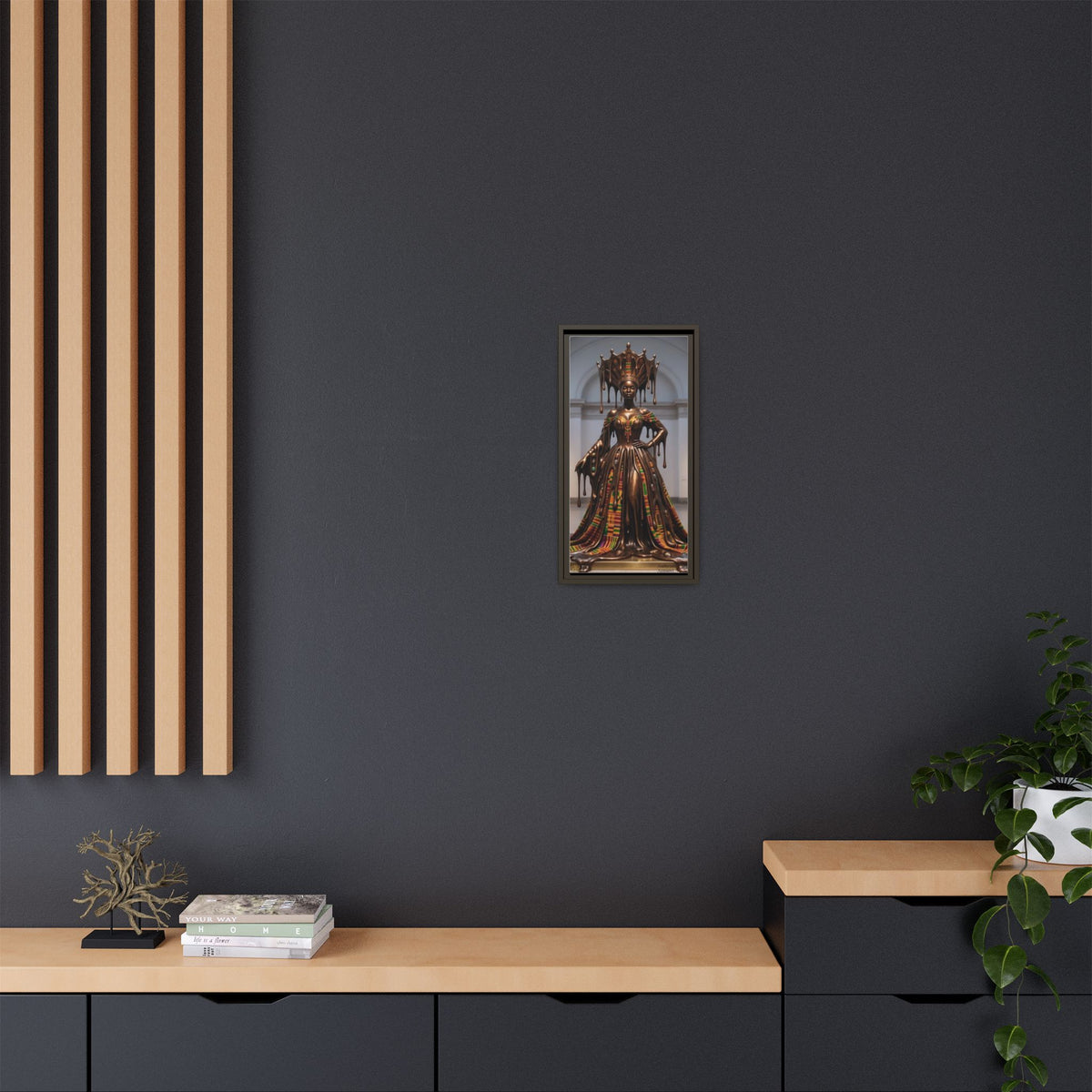 Matte Canvas, Framed (Multi-color)
