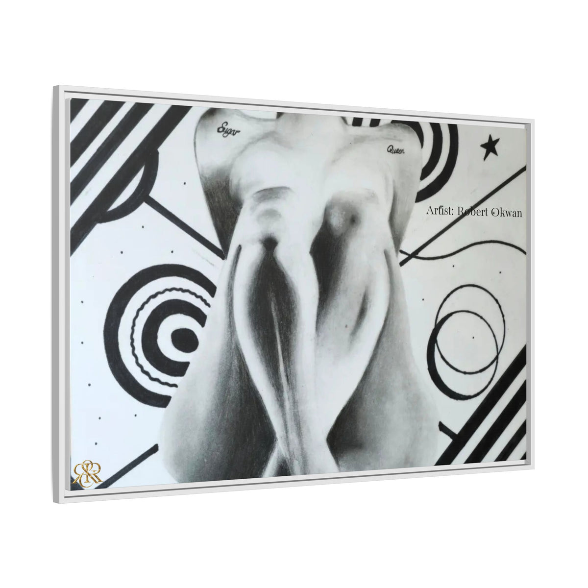 Matte Canvas, Framed (Multi-color)