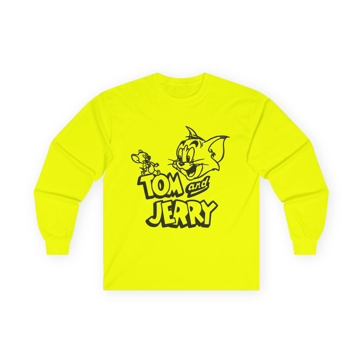 Unisex Ultra Cotton "Tom and Jerry" Long Sleeve Tee