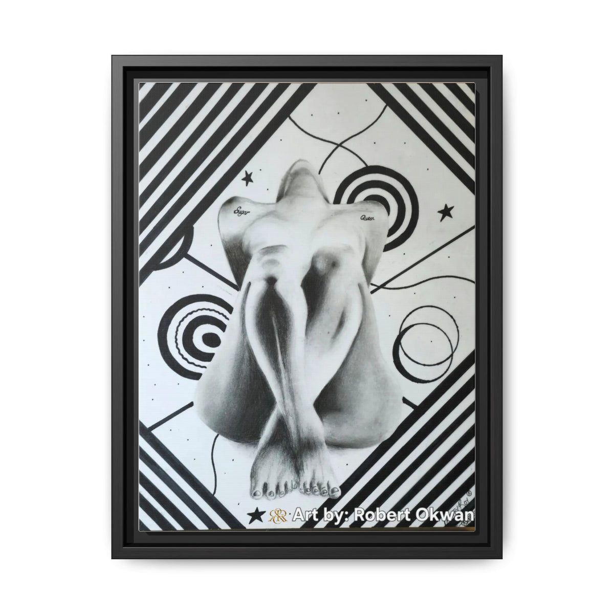 Matte Canvas, Framed (Multi-color)