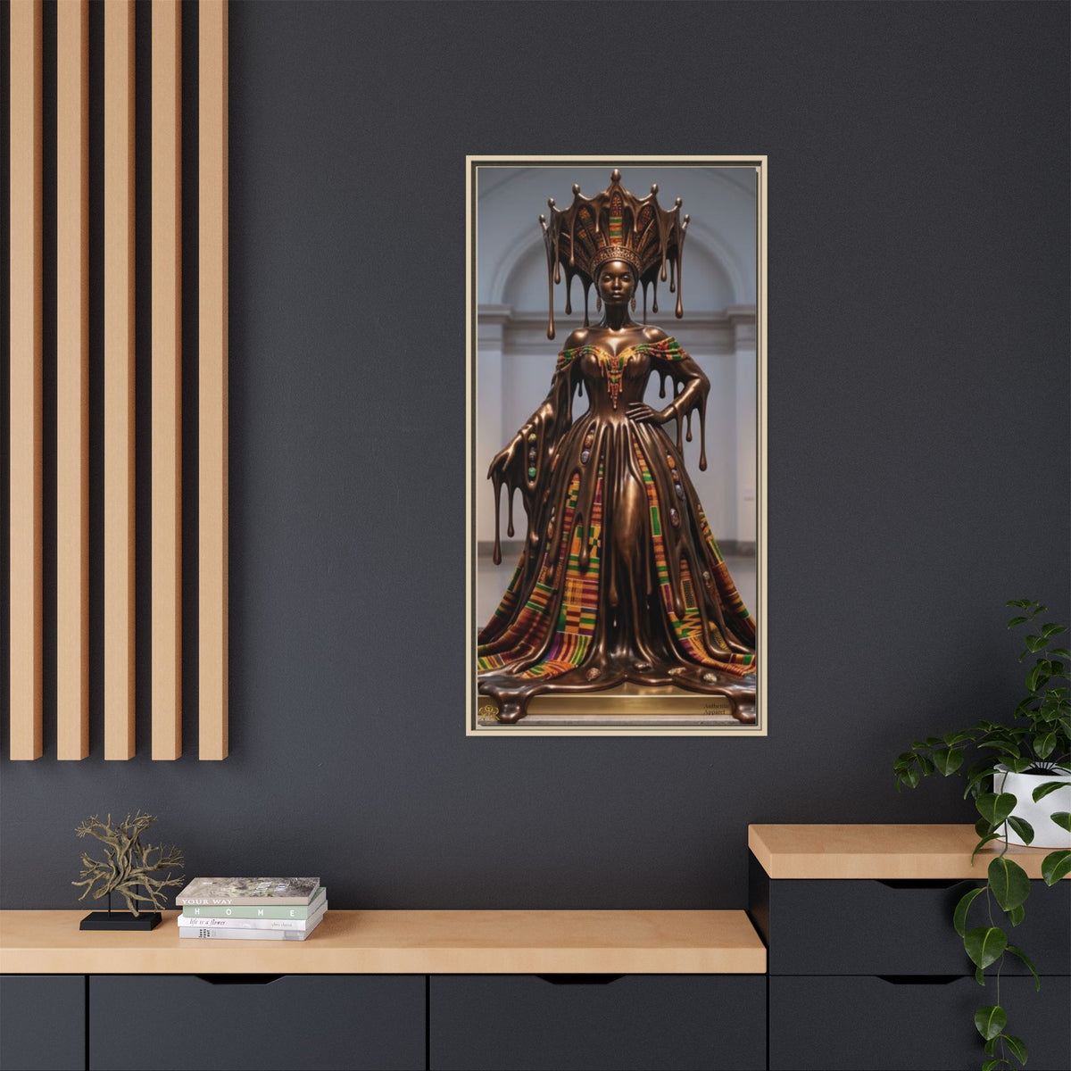 Matte Canvas, Framed (Multi-color)