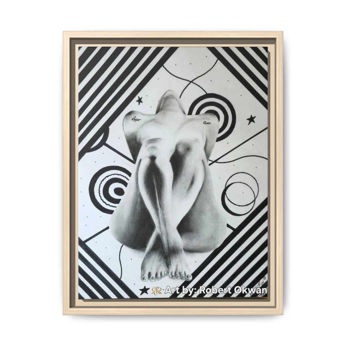 Matte Canvas, Framed (Multi-color)