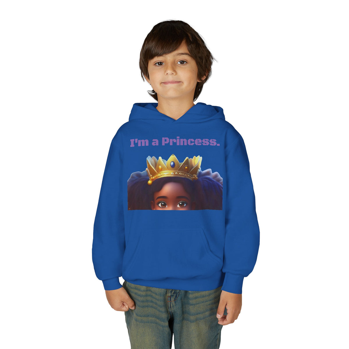 Youth Heavy Blend "Princess" Hooded Sweatshirt
