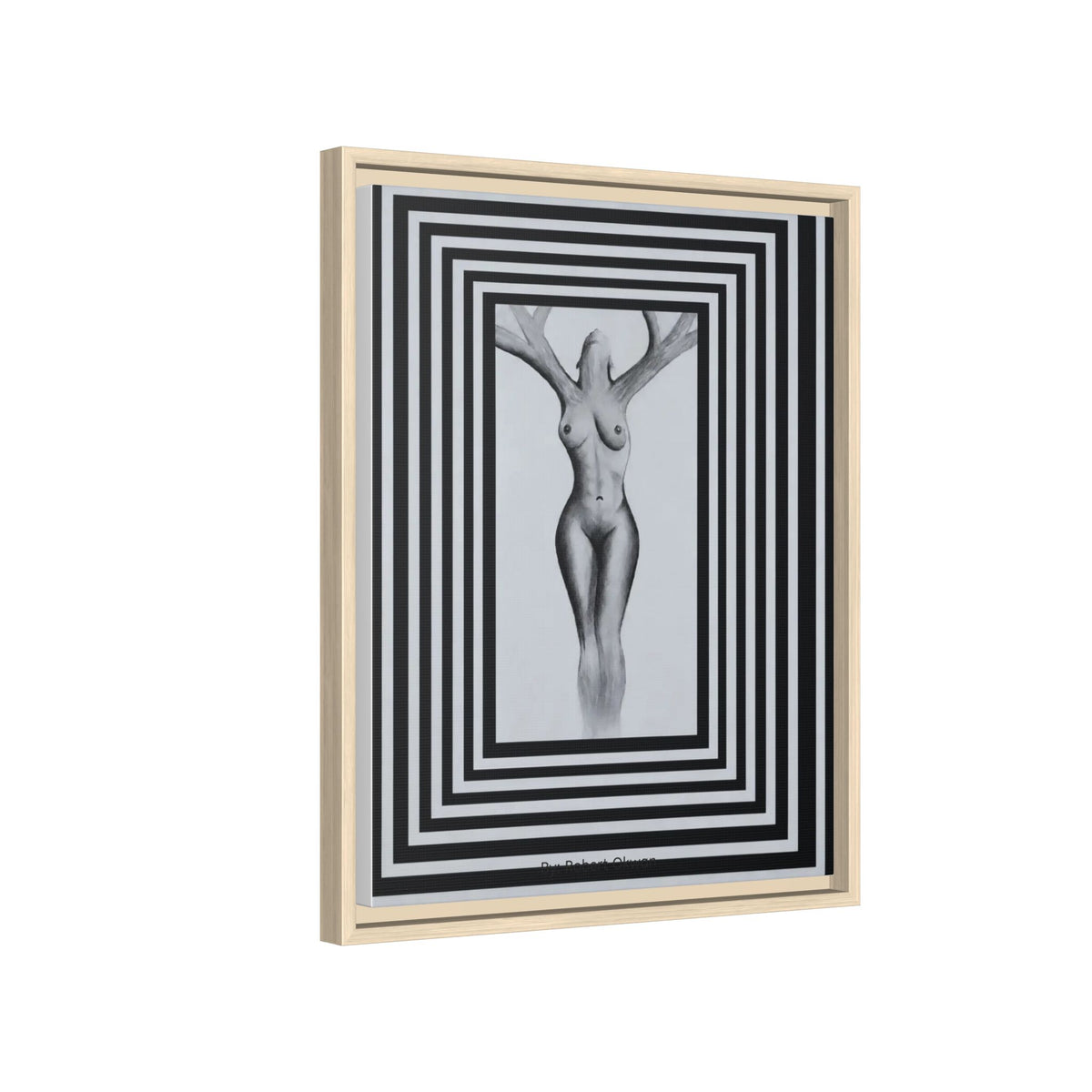 Matte Canvas, Framed (Multi-color)